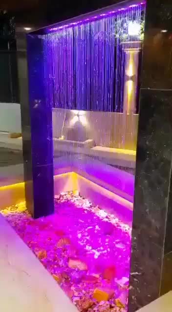 انواع نازل استیل پرده ایی بارانی شیشه ایی و استخری|مصالح و تجهیزات ساختمان|یزد, |دیوار