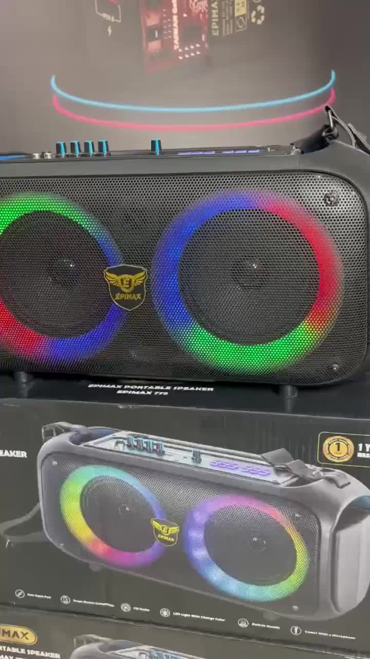 اسپیکرپارتی باکس اپی مکس مدل ۷۷۵بامیکروفون|صوتی و تصویری|اصفهان, زاجان|دیوار