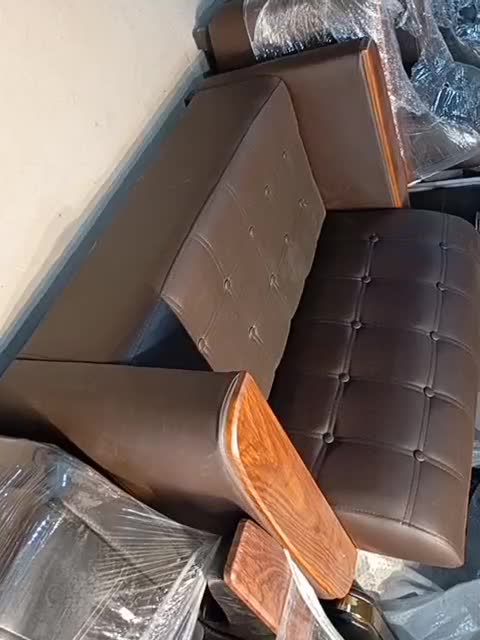 نیم ست چستر قهوهای مات و مشکی موجود شد|مبلمان اداری|دزفول, |دیوار