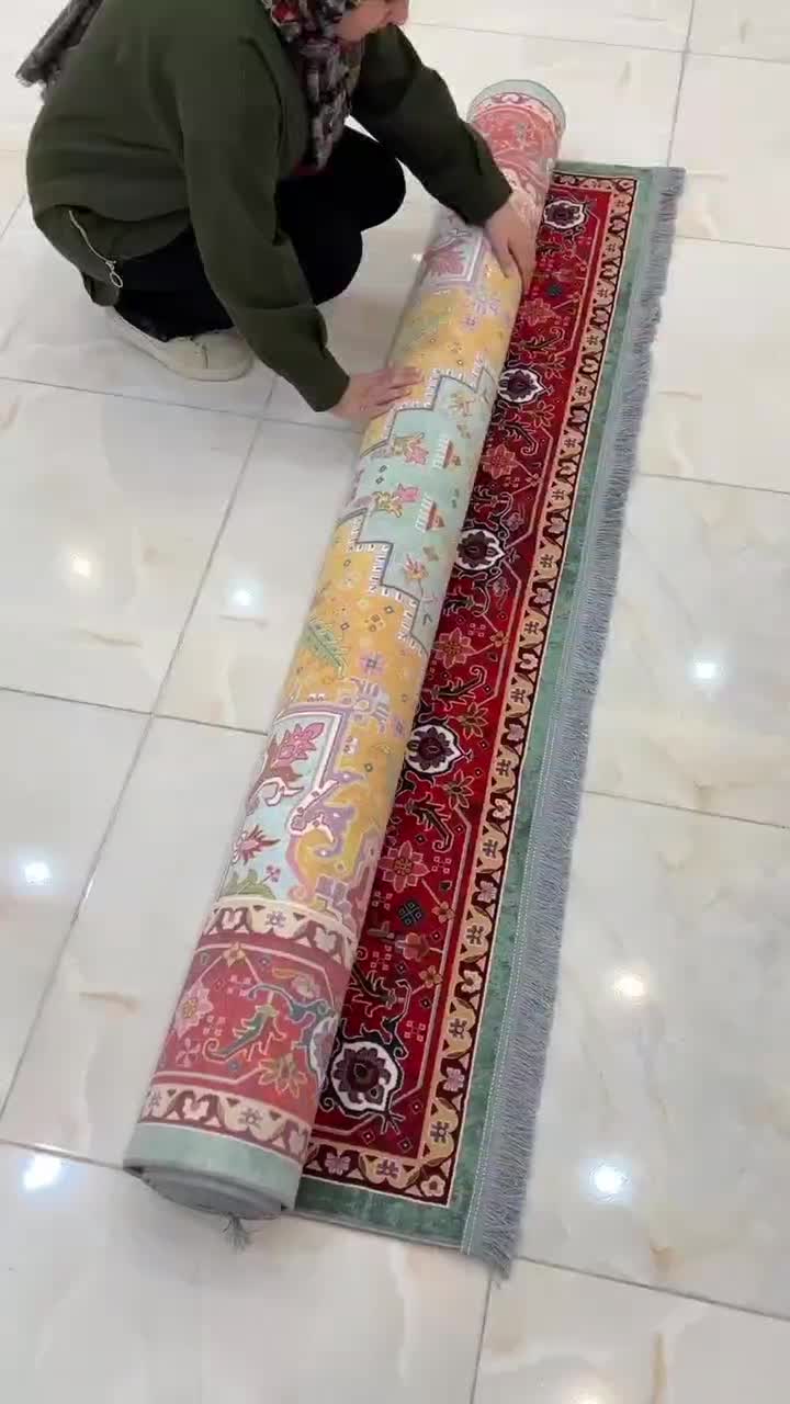 فرش طرح ابریشم با رنگ پاستیلی ۱۲و۹و۶ متری|فرش|قم, باجک دو|دیوار