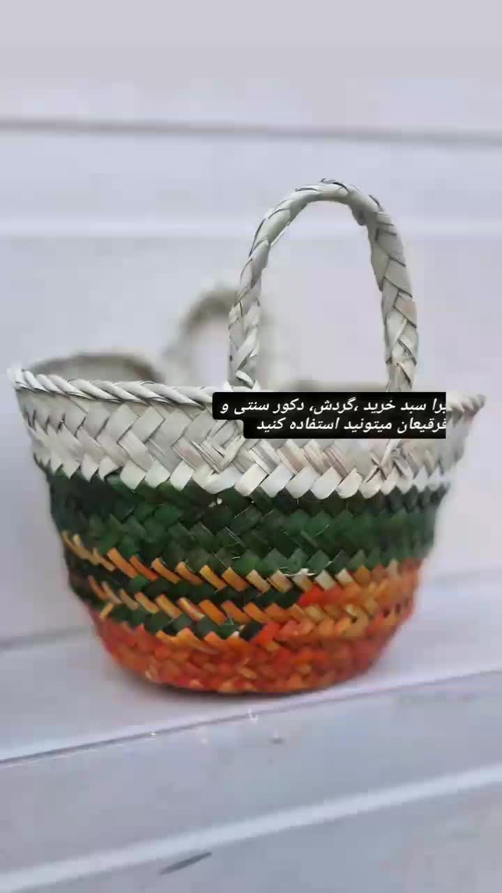صنایع دستی حصیر بافی سفره  لوستر  زنبیل کلاه با|صنایع دستی و سایر لوازم تزئینی|بندر دیر, |دیوار