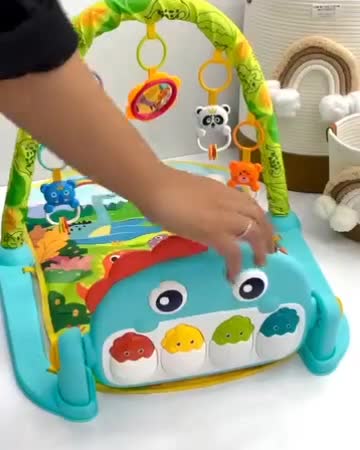 تشک بازی نوزاد موزیکال سیسمونی خارجی نو وآکبند|اسباب و اثاث بچه|تبریز, |دیوار