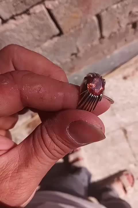 انگشتر زمورد اصل نقره|جواهرات|اهواز, کوی مهندسان|دیوار