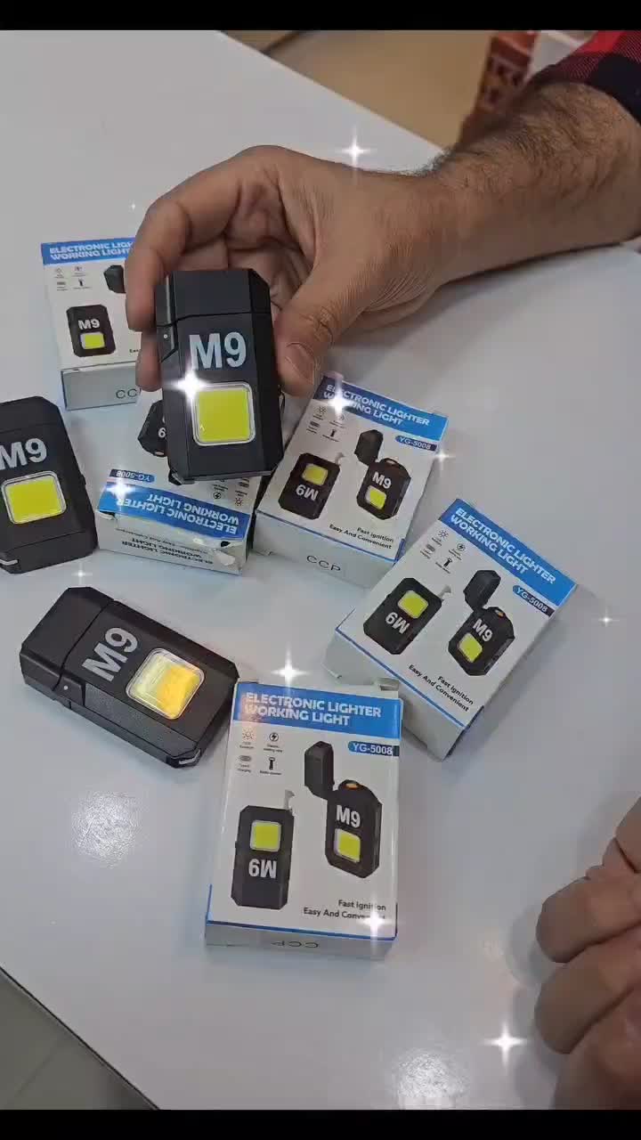 فندک المنتی شارژی چراغدار M9+پرداخت درمحل|زیورآلات و اکسسوری|تهران, صالح آباد جنوبی (باغ رضوان)|دیوار