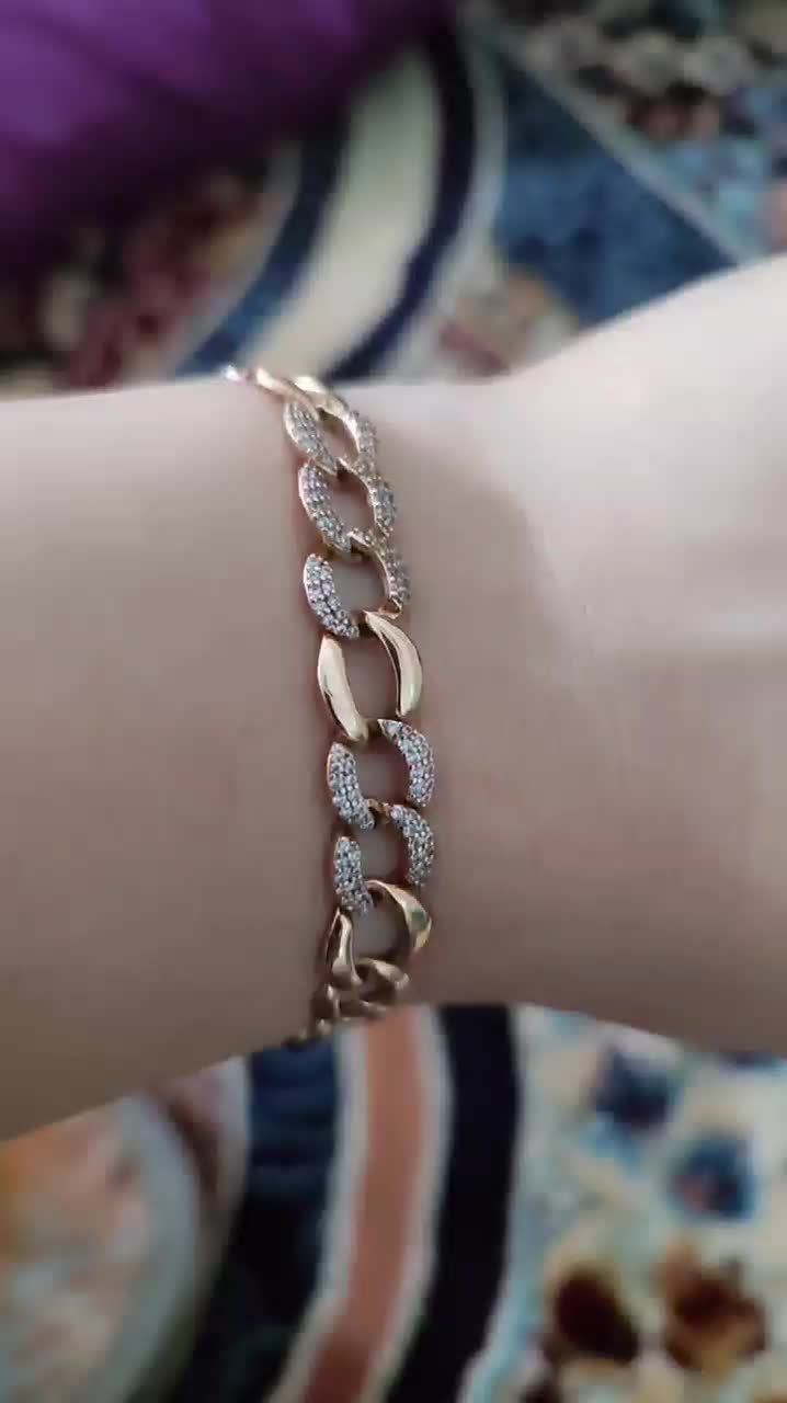 دستبند ژوپینگ نگین دار|بدلیجات|نسیمشهر, |دیوار