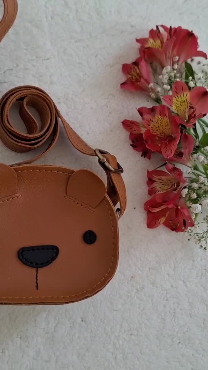 کیف چرم  باکیفیت تدی کودک به ابعاد ۵×۱۰×۱۲|کیف، کفش، کمربند|مشهد, سرافرازان|دیوار