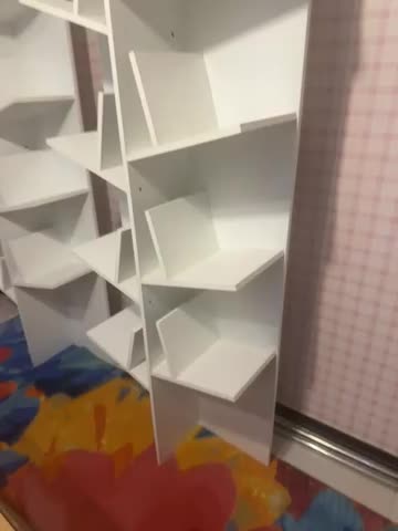 کتابخانه|کتابخانه، شلف، قفسههای دیواری|کرج, فاز ۳ گوهردشت|دیوار