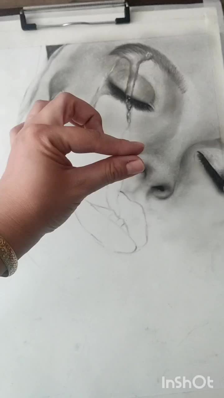 طراحی چهره|تابلو، نقاشی، عکس|اردکان, |دیوار