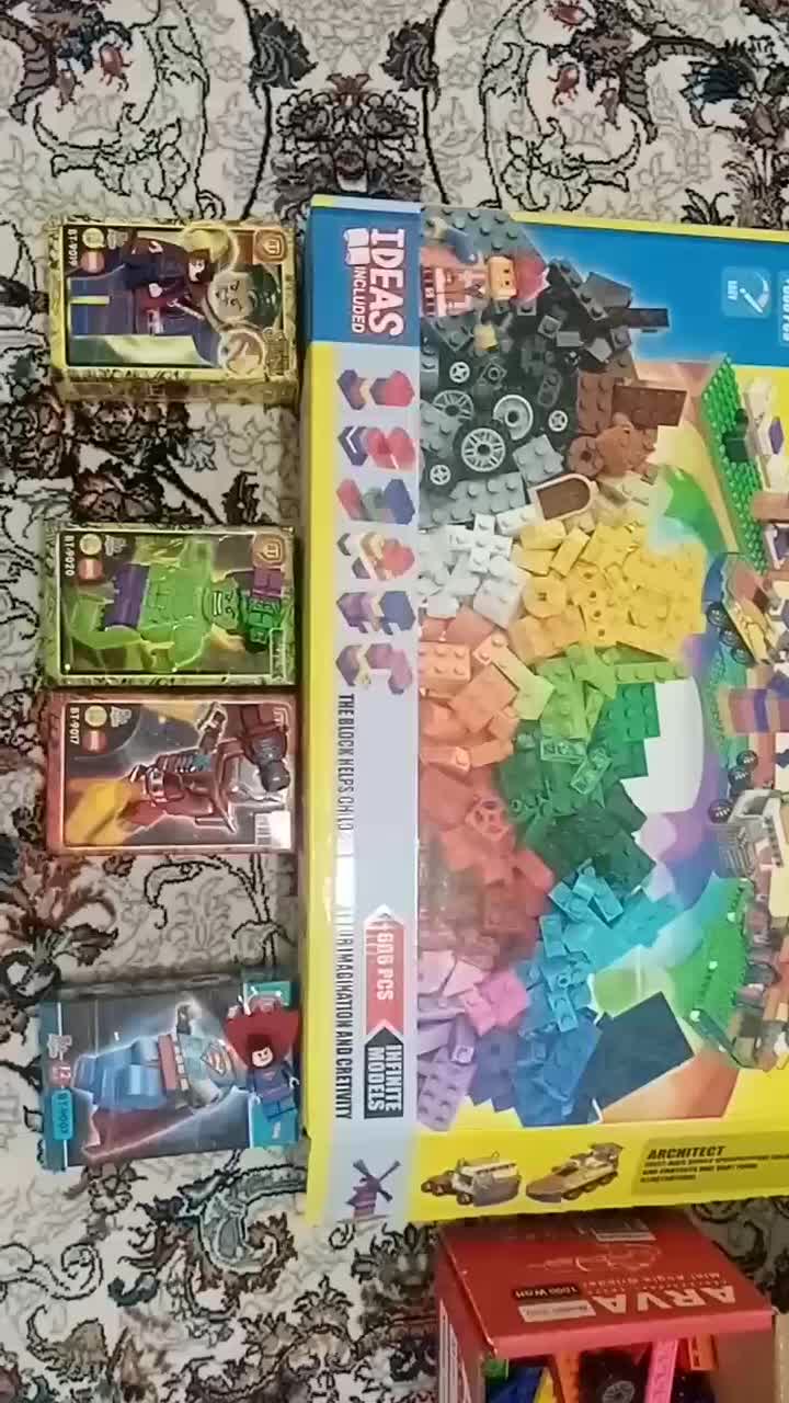 لگو ۶۰۶ قطعه کلاسیک همراه با ماشین لگویی|اسباببازی|نهبندان, |دیوار