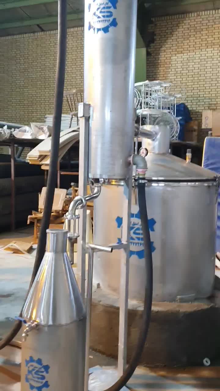 دیگ تقطیر گلاب گیر استیل مخزن کندانسور مبدل|ماشینآلات صنعتی|کاشان, شهرک صنعتی فتح المبین|دیوار