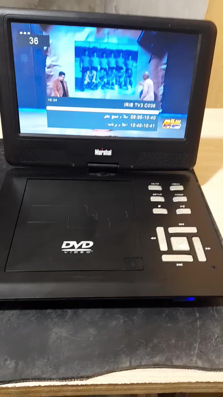 دی وی دی لبتابی پرتابل و مانیتور ورودی دار|پخش‌کننده DVD و ویدیو|ری, منصوریه منگل|دیوار