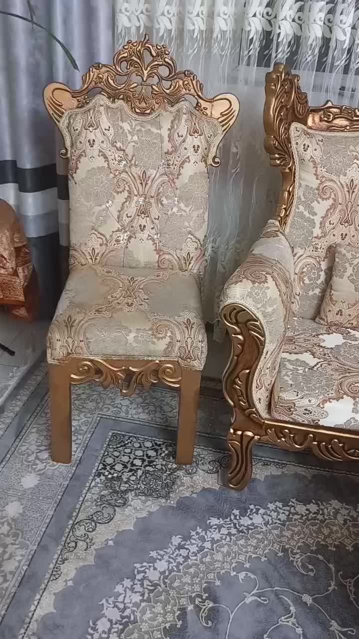 یک سرویس مبل سلطنتی در حد نو میباشد ۹نفره|مبلمان خانگی و میز عسلی|اندیشه, اندیشه فاز ۲|دیوار