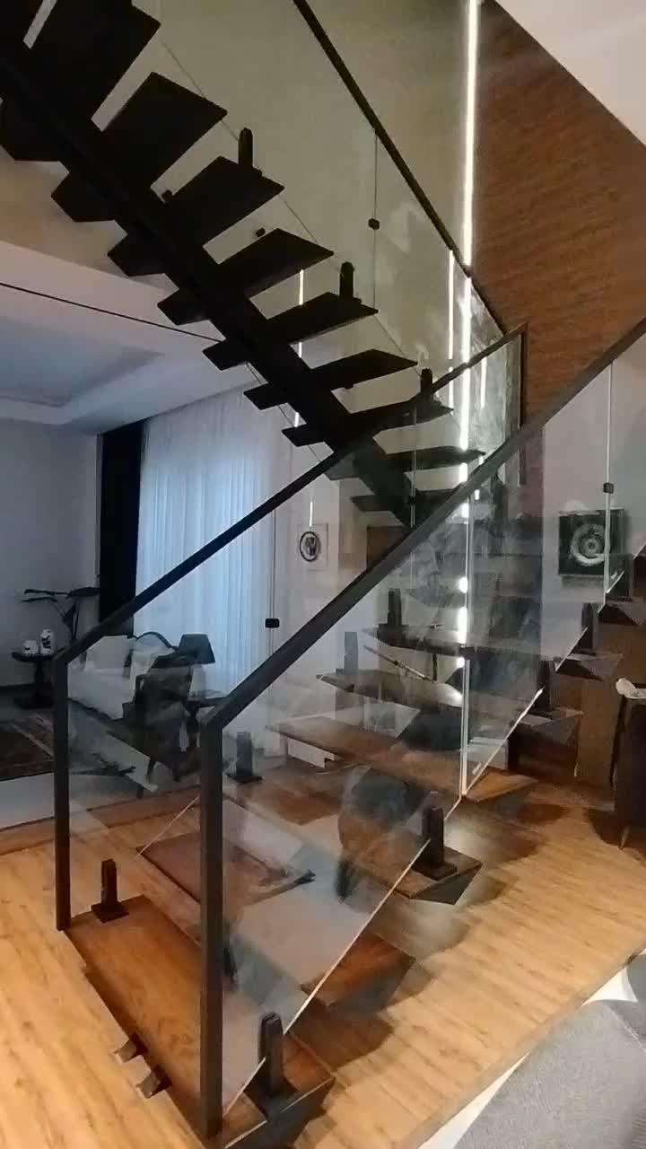 نرده شیشه ای جان پناه وید تضمینی|مصالح و تجهیزات ساختمان|کرج, عظیمیه|دیوار