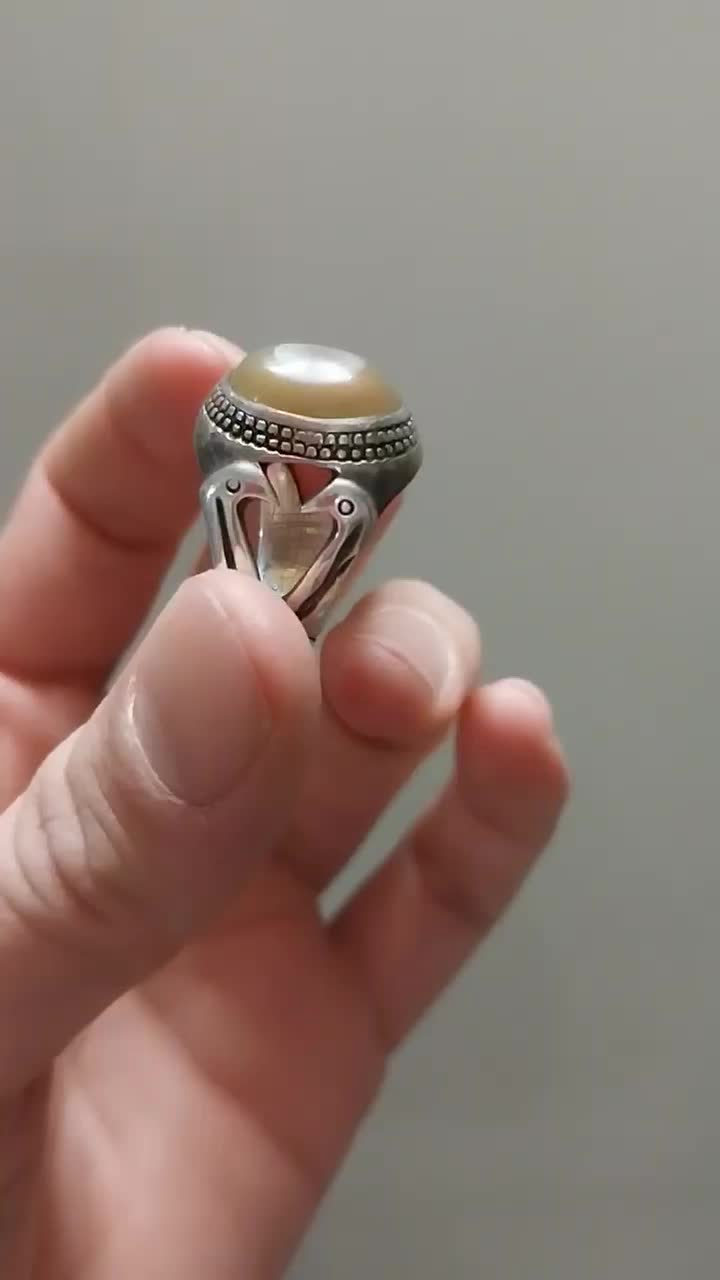 انگشتر باباقوری قدیمی|جواهرات|آفتاب, |دیوار