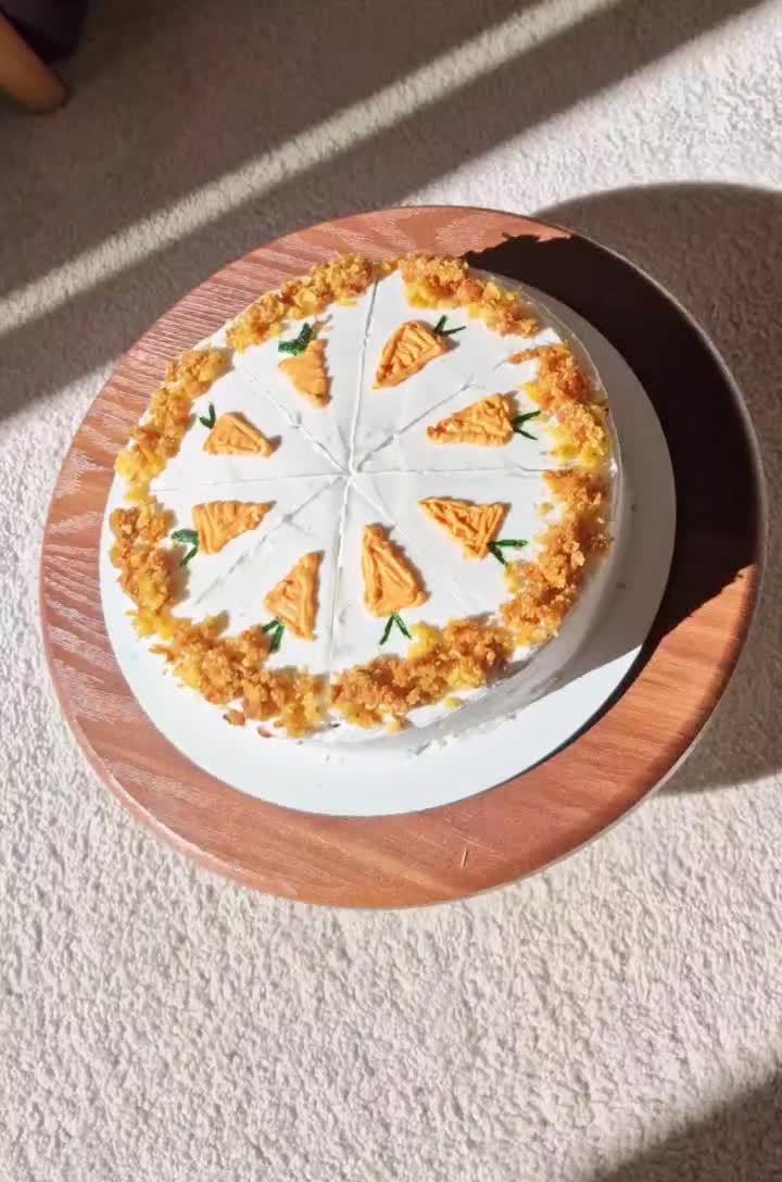 اسلایس کیک هویج گردو با کرم خامه ای|خوردنی و آشامیدنی|اصفهان, فجر|دیوار