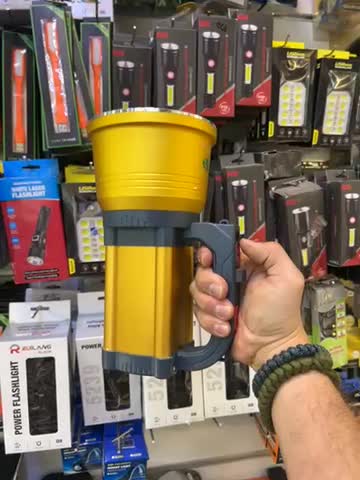 چراغ قوه شارژی لنترنی دستی نگهبانی smallsun s055|کوهنوردی و کمپینگ|تهران, لاله زار|دیوار