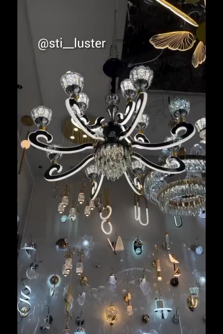 لوستر وچراغ نوری های ترند سال|لوستر و چراغ آویز|مشهد, آبکوه|دیوار