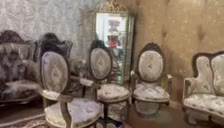 فروش مبل با عسلی و تابلو فرش در حد نو|مبلمان خانگی و میز عسلی|مرند, |دیوار