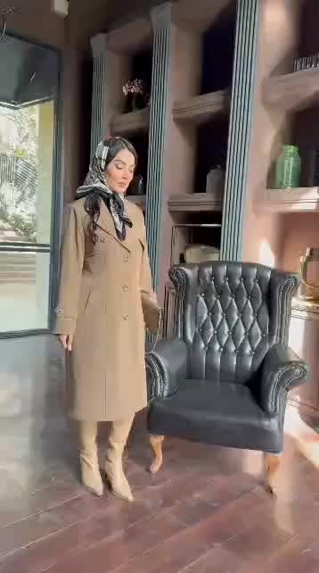 پالتو بارونی، فوتر و چارخونه|لباس|ازنا, |دیوار