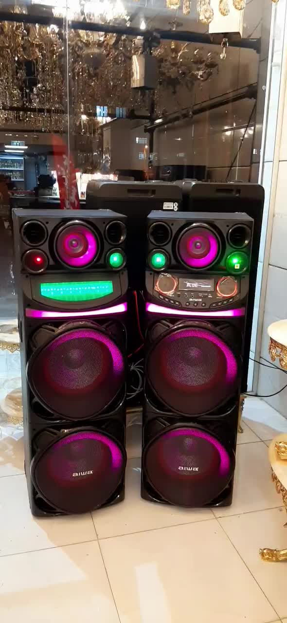 اسپیکر ۲قلو غول آیوا aiwa2100 سوگلی چکی ۶ ماه|سیستم صوتی خانگی|زنجان, |دیوار