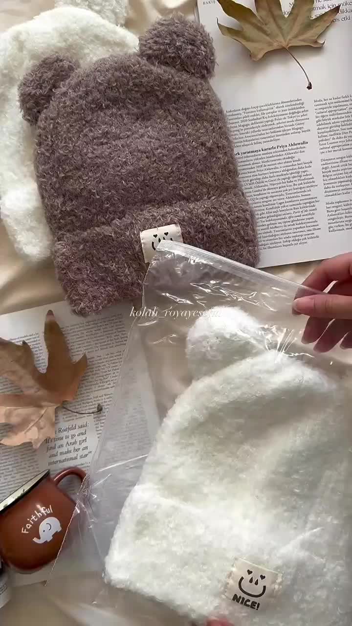 کلاه تدی خرسی وارداتی دخترانه نو|لباس|تبریز, |دیوار