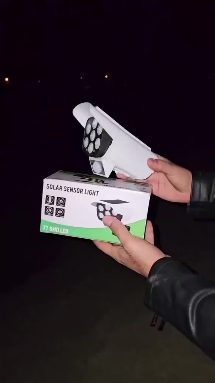 لامپ خورشیدی شارژی طرح دوربین مدار بسته|لامپ و چراغ|ساری, |دیوار