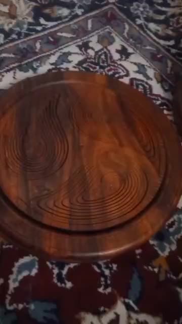 جای تنقلات طرح چوب|ظروف سرو و پذیرایی|یزد, |دیوار