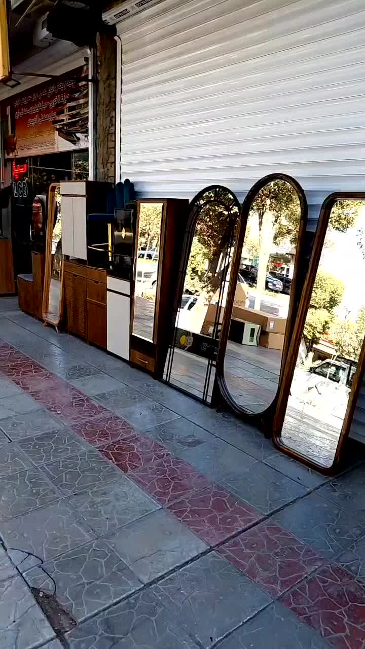 آینه های قدی دفرمه و چوب و فلز|آینه|اصفهان, شهریار|دیوار