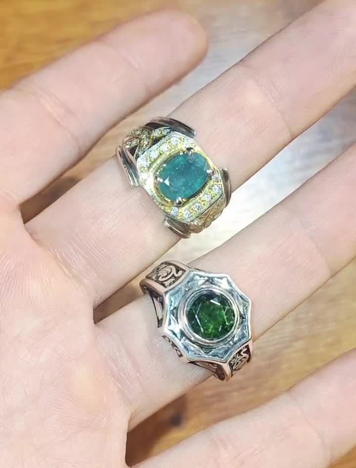 انگشتر زمرد پنج شیر افغان|جواهرات|تهران, قیطریه|دیوار