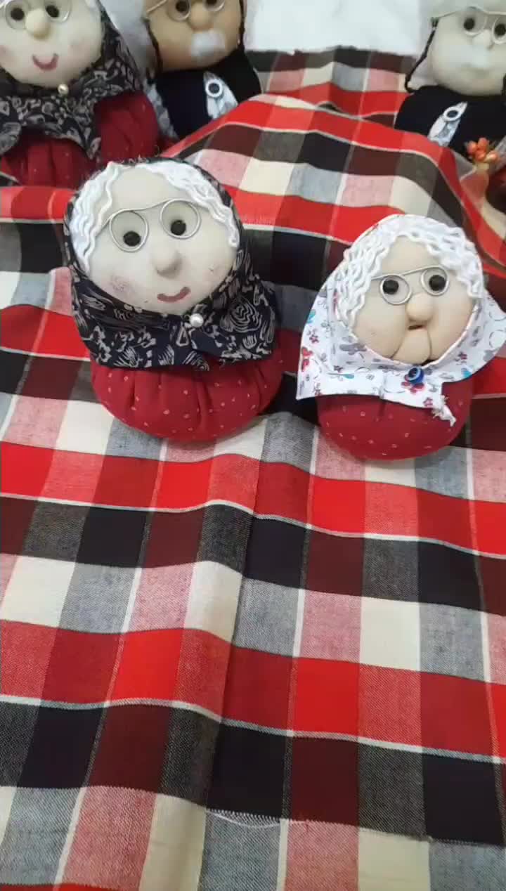 عروسک بقچه ای پیرزن و پیرمرد شب یلدا|اسباب‌‌بازی|خمینی‌شهر, |دیوار