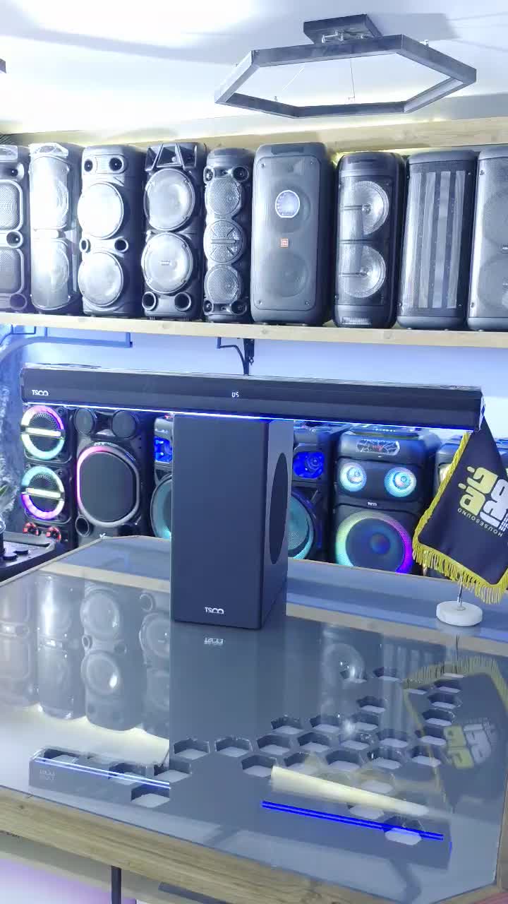 سیستم صوتی ساندبار رقص نوردار 240 واتی آکبند|سیستم صوتی خانگی|مشهد, سراب|دیوار