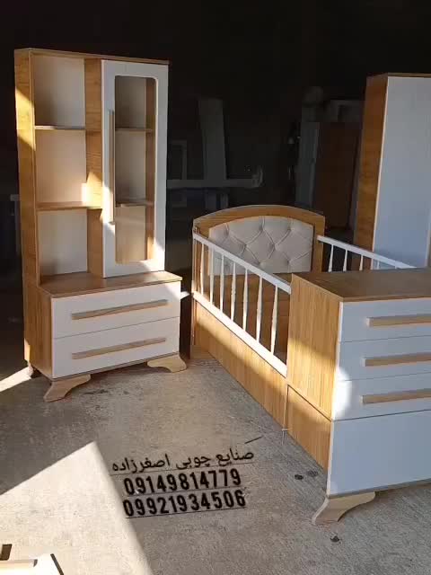 ست نوزاد مدل دنیز|تخت و سرویس خواب|ارومیه, |دیوار