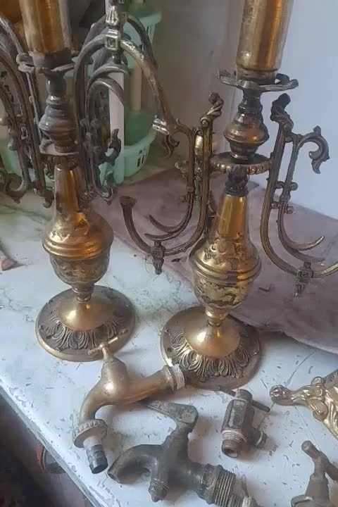 وسایل‌قدمی‌برنجی|صنایع دستی و سایر لوازم تزئینی|نیشابور, ده حلاج|دیوار