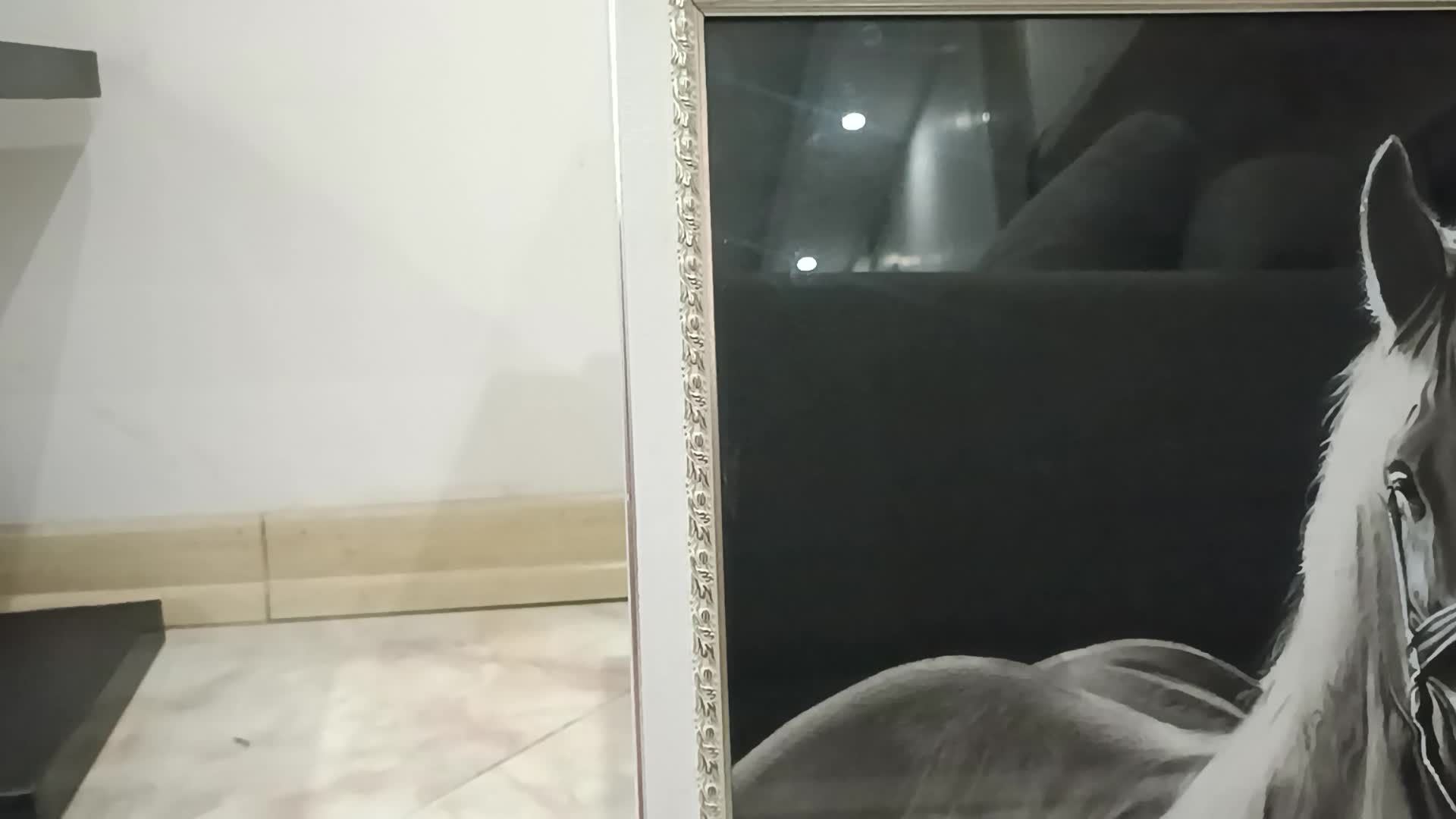 نقاشی سیاه قلم اسب|تابلو، نقاشی، عکس|تهران, منصوریه منگل|دیوار