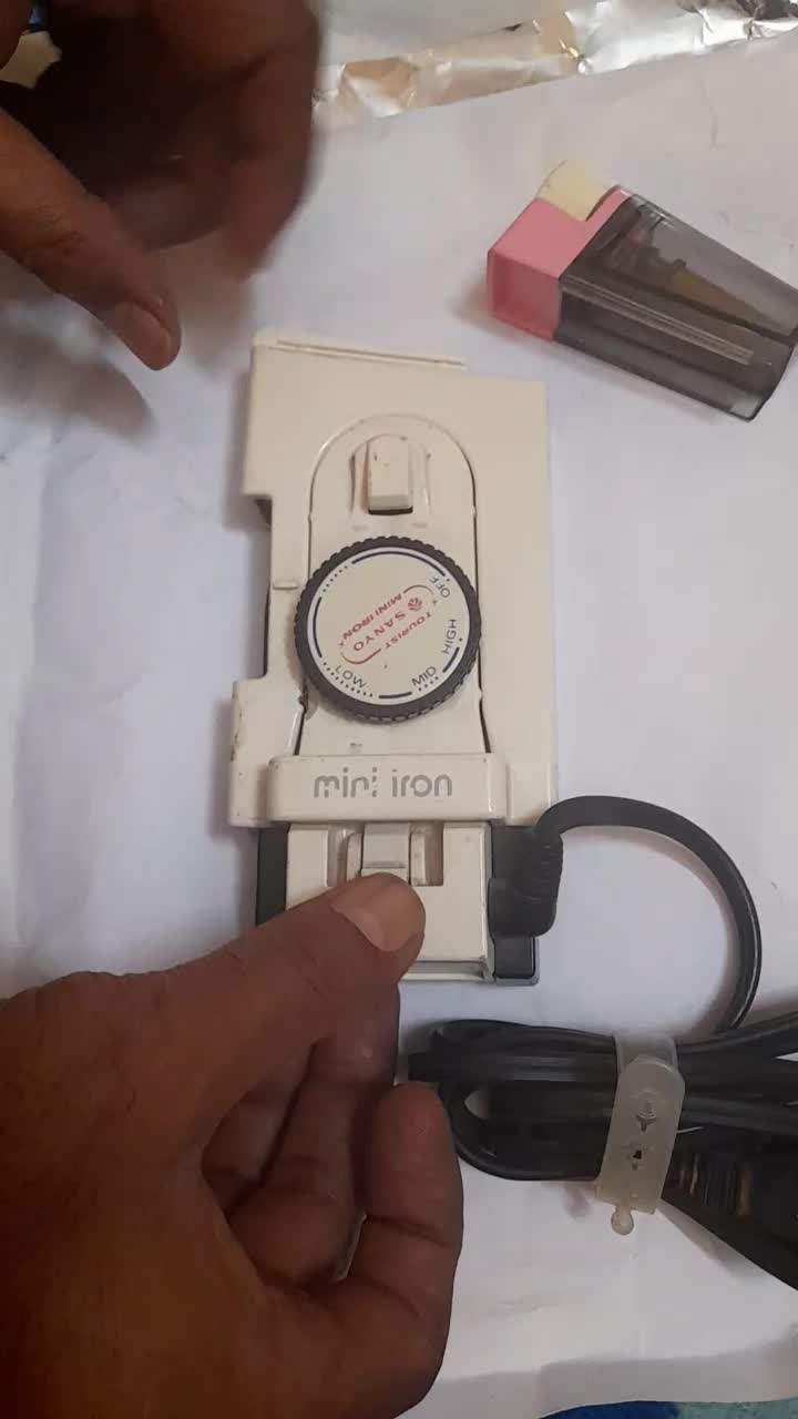 اتو بخار 3 تیکه مسافرتی SANYO اصلی|اتو و لوازم اتو|ری, دیلمان|دیوار