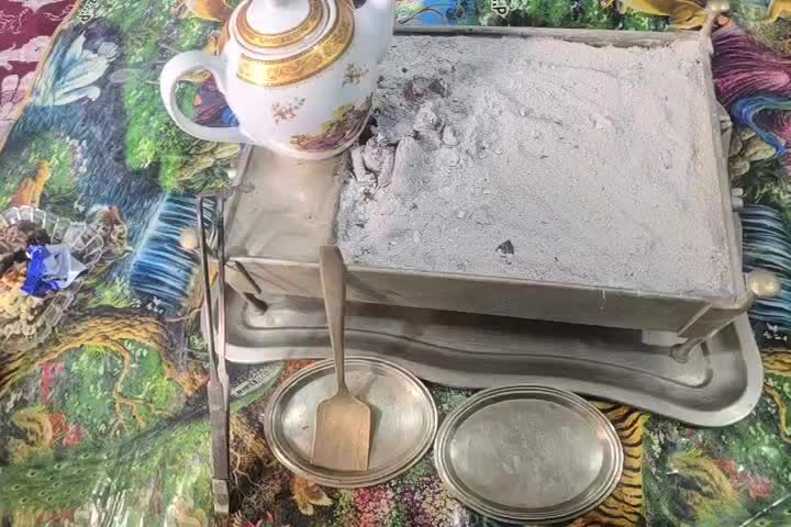 منقل ورشو قدیمی دست ساز چکش یزدی|صنایع دستی و سایر لوازم تزئینی|بهبهان, |دیوار