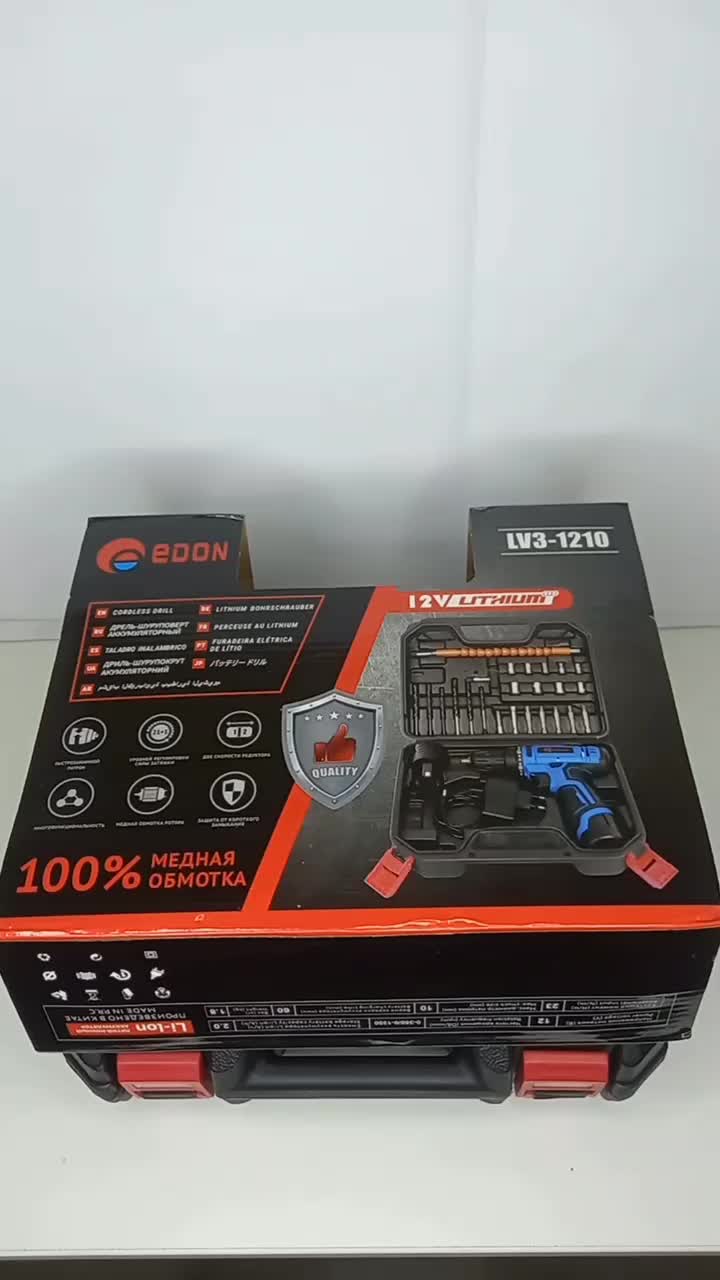 دریل شارژی 12 ولت edon|ابزارآلات|شاهرود, |دیوار
