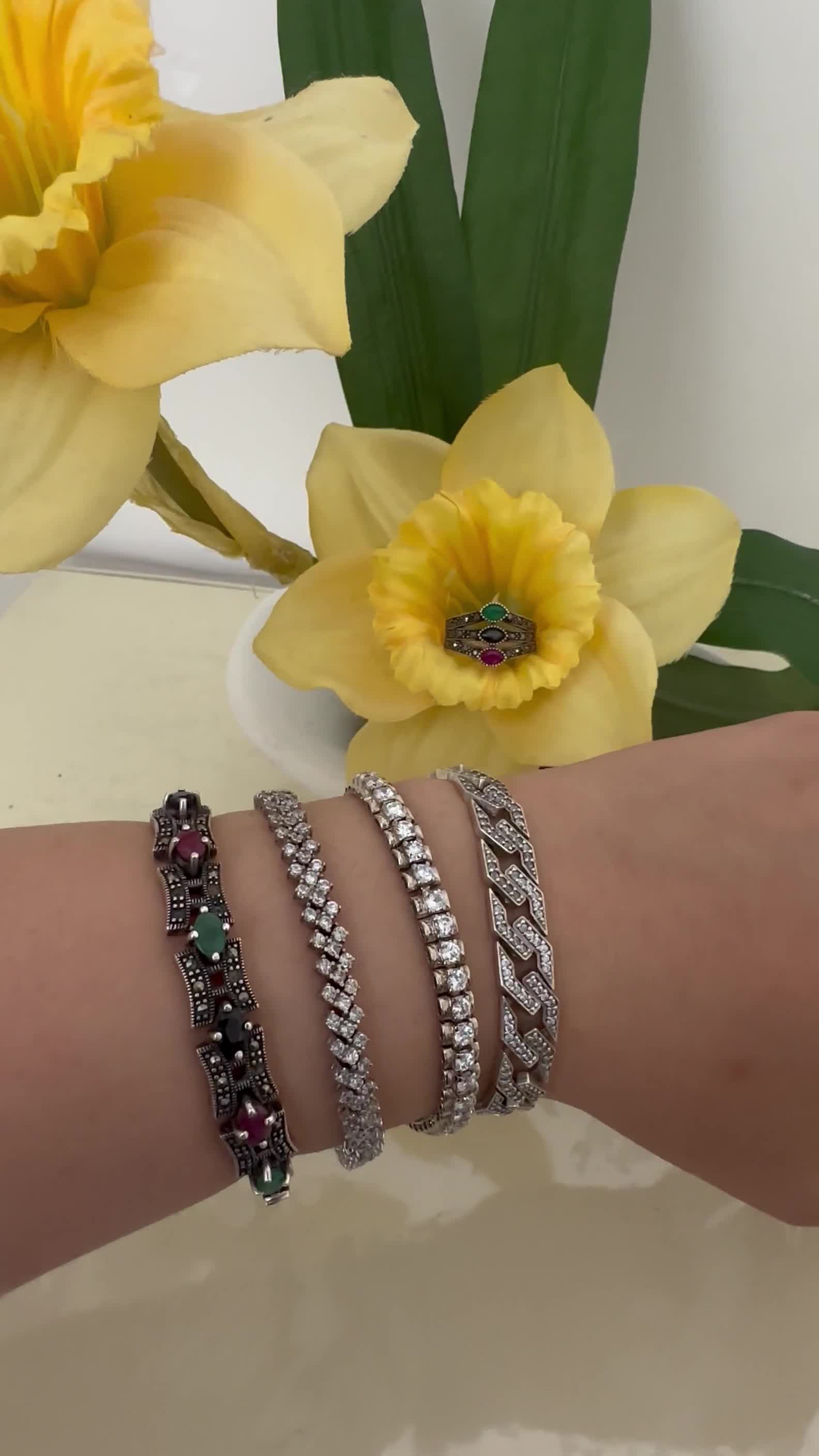 دستبند و انگشتر نقره|جواهرات|قم, سعادتی|دیوار