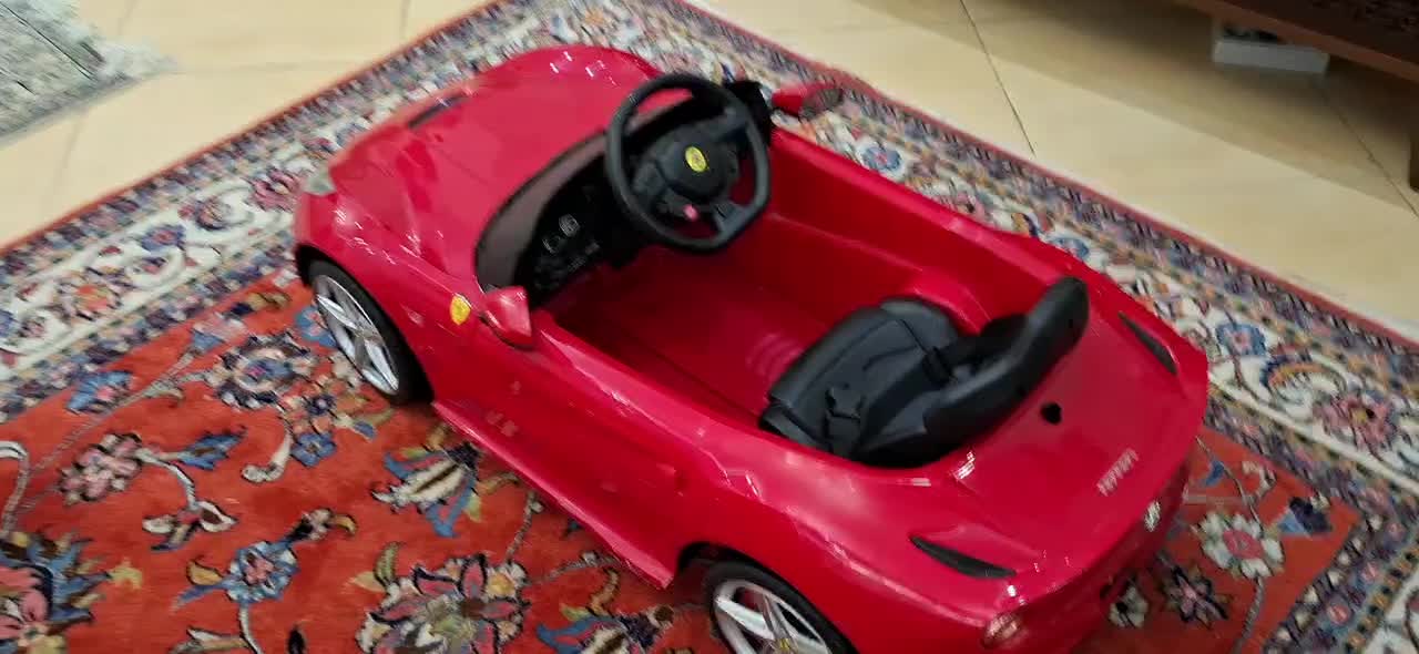 ماشین شارژی (FERRARI) یک موتوره اوریجینال|اسباب‌بازی بچه|کرج, گوهردشت|دیوار