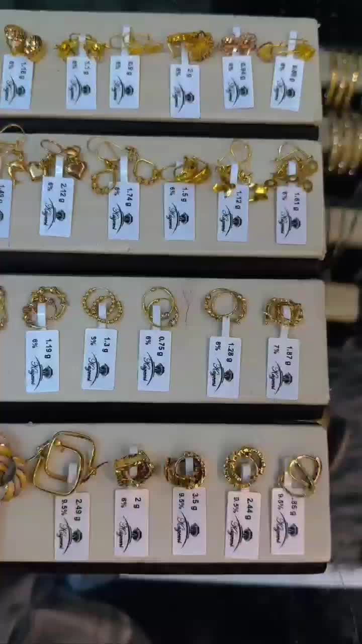 گوشواره طلا شیک اقتصادی|جواهرات|مشهد, طلاب|دیوار