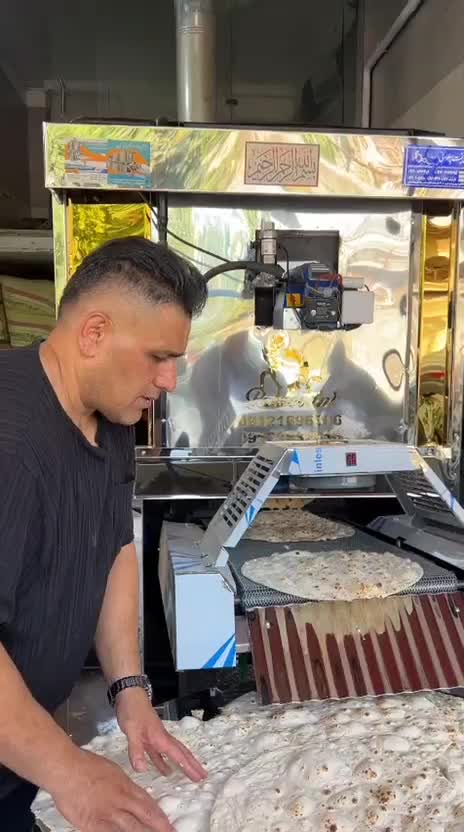 دستگاه پخت نان اتومات تافتون لواش بربری وفر پیتزا|ماشین‌آلات صنعتی|صومعه‌سرا, |دیوار