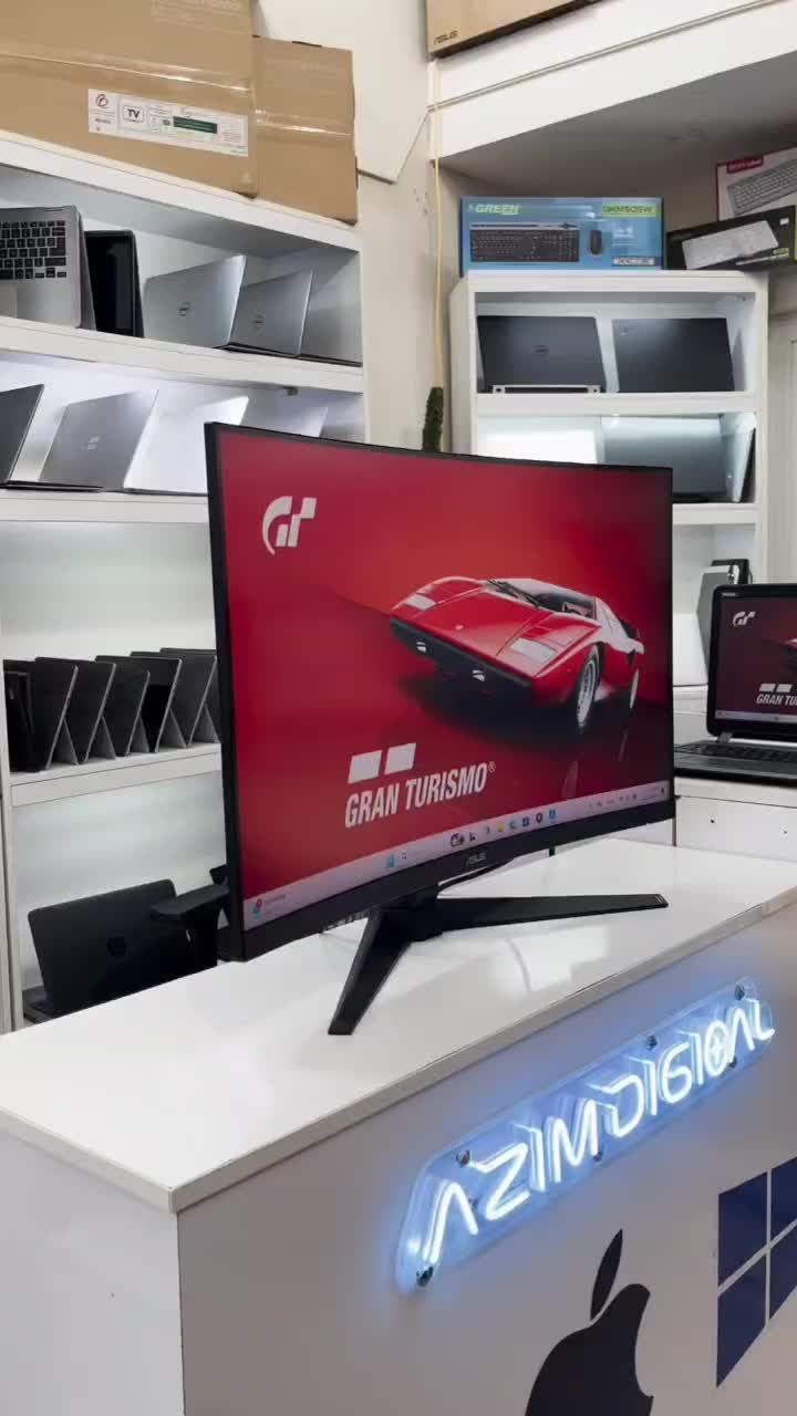 مانیتور ۳۲ اینچ TUF asus صفحه خمیده ips 165hz|قطعات و لوازم جانبی رایانه|رشت, دیلمان|دیوار