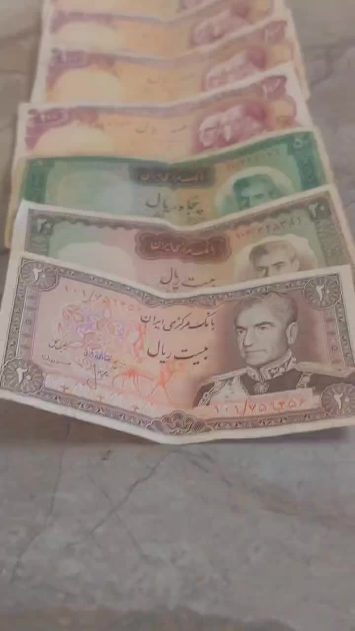 اسکناس قدیمی|کلکسیون سکه، تمبر، اسکناس|مشگین شهر, |دیوار