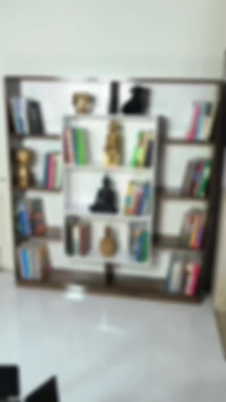 بوفه و کتابخانه مدل ماهان وسط سفید|کتابخانه، شلف، قفسههای دیواری|تبریز, |دیوار