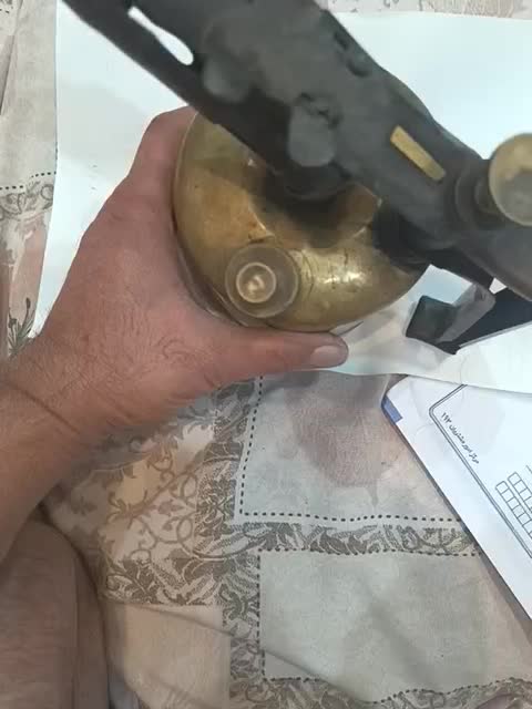 پریموس اصلی قدیمی برند گربه نشان|کلکسیون اشیاء عتیقه|هشتگرد, ینگی امام|دیوار