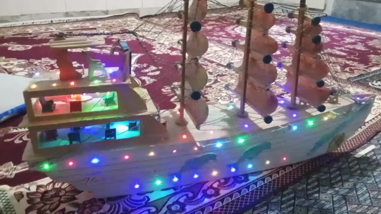 کشتی دست ساز|مجسمه، تندیس، ماکت|قم, ولیعصر|دیوار