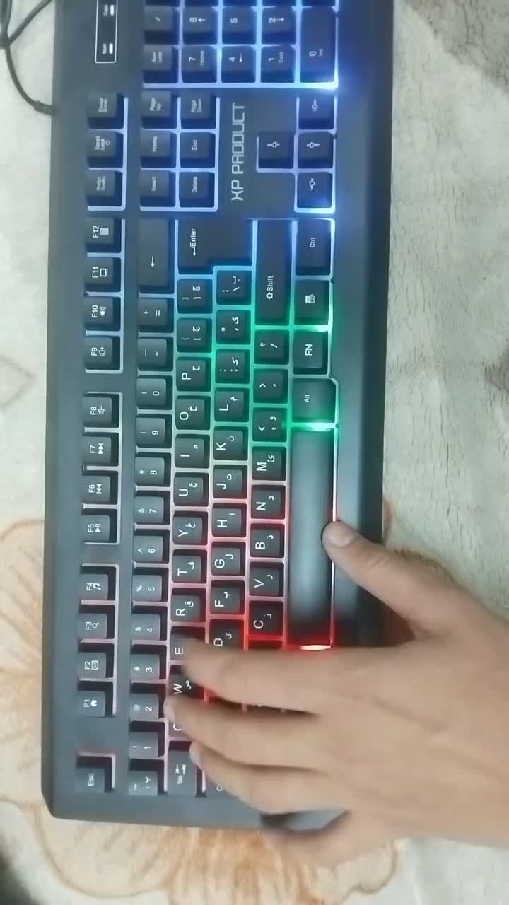 کیبورد RGB|قطعات و لوازم جانبی رایانه|مشهد, باغون آباد|دیوار