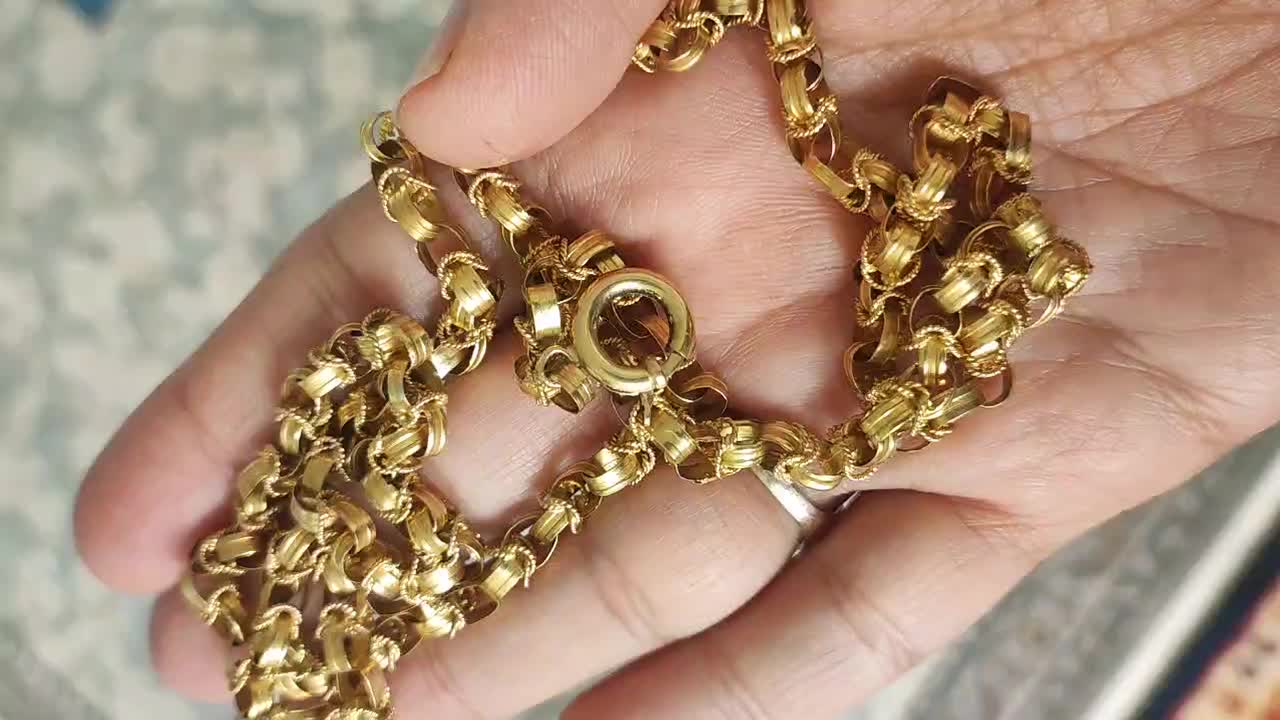 طلا زنجیر یزدی نو یک درصد بالای تابلو|جواهرات|سبزوار, پاسداران|دیوار