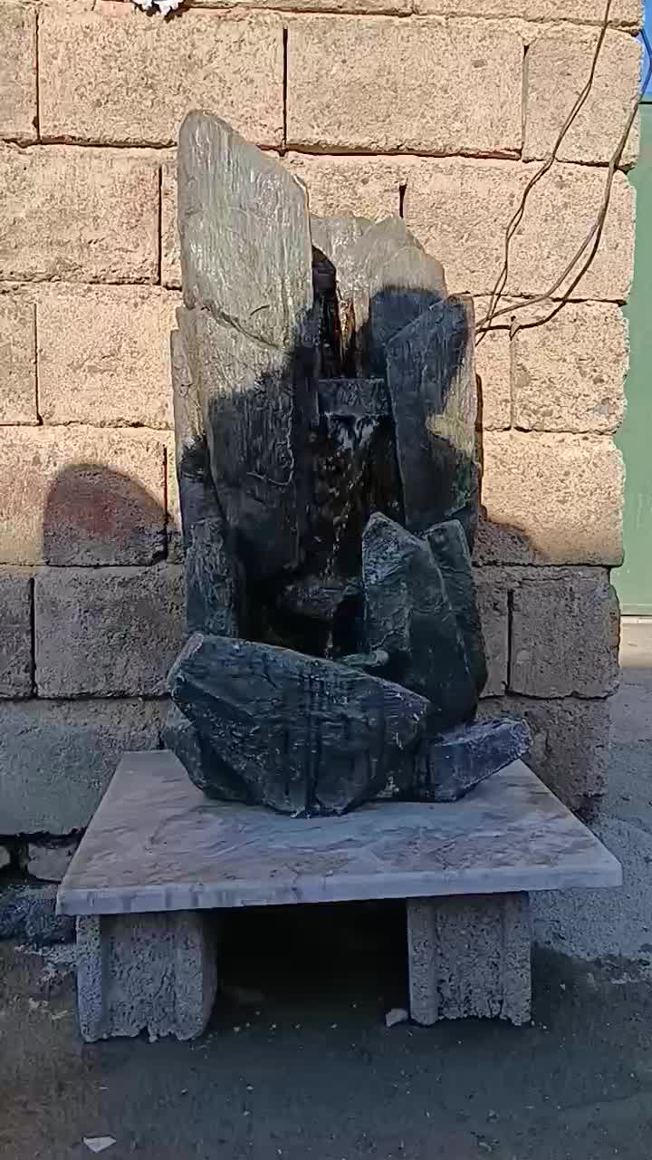 آبشار مدل سخره ای|مجسمه، تندیس، ماکت|سنندج, |دیوار