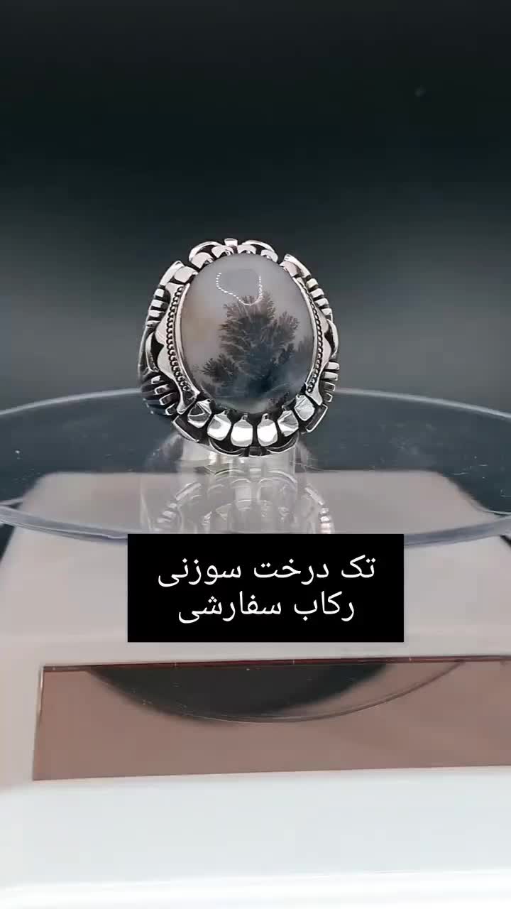 عقیق شجر قائنات (فوق کلکسیونی)|جواهرات|تبریز, |دیوار